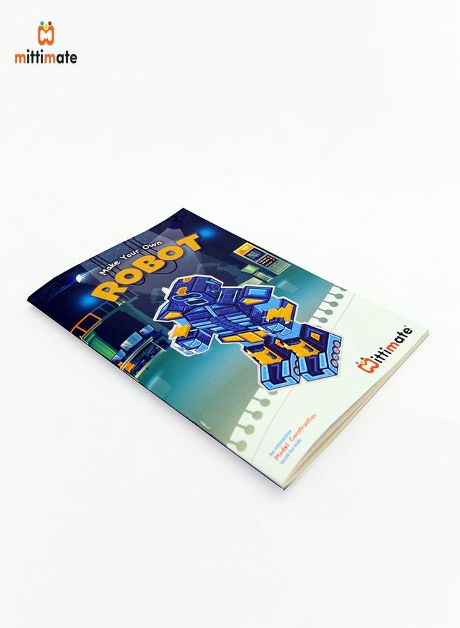 Mittimate Robot & Space Ship Model Construction Book for Kids Age 8 to 12 Year Old I Make Your Own 3D Paper Model I Fun & DIY Craft Book I Combo Pack of 2 Books - Image 4